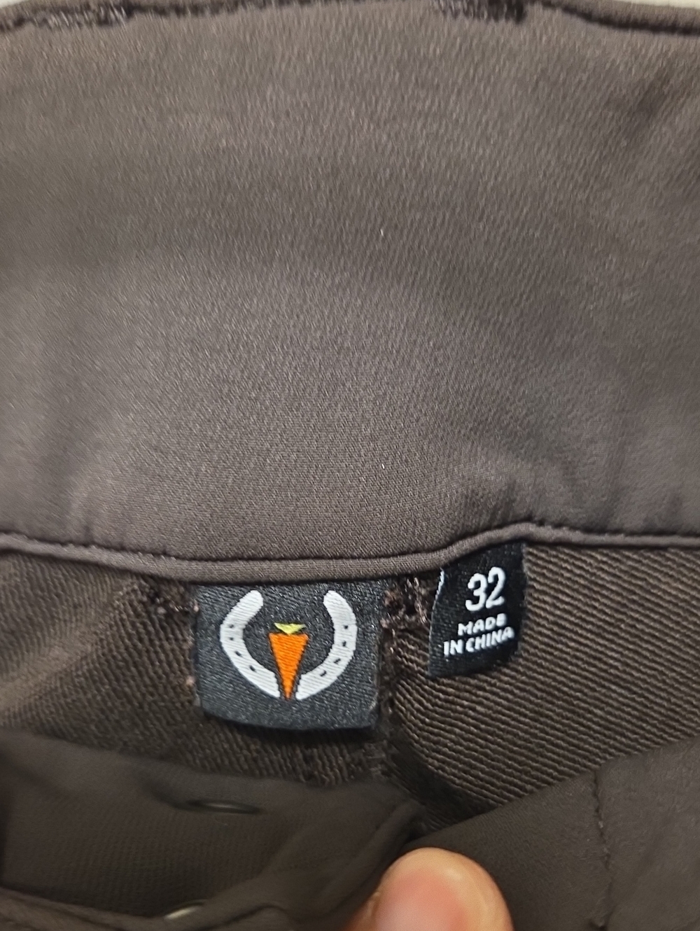 K-Flex™ Silicone Knee Patch Riding Breech, Women's Large / 32, Seal / Chocolate - Picture 5 of 6